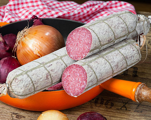 Коллагеновая оболочка с сеткой